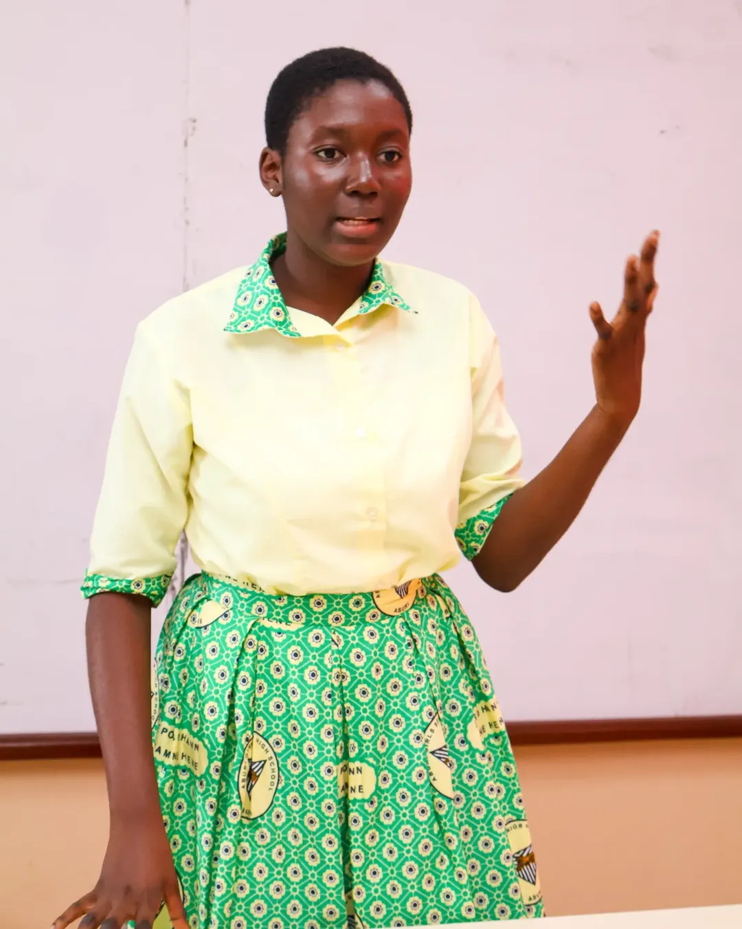 Debater speaking